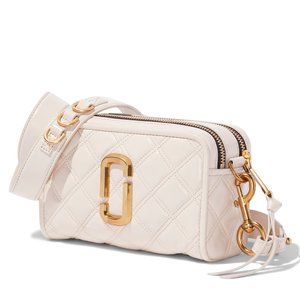 Matelasse Softshot Quilted Leather Crossbody Bag